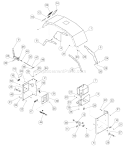 ControláPanel Diagram and Parts List for CH123DH 7812086 Bear Cat Chipper Shredder